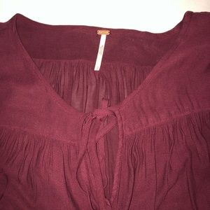 Free people, small, flowy, dark purple